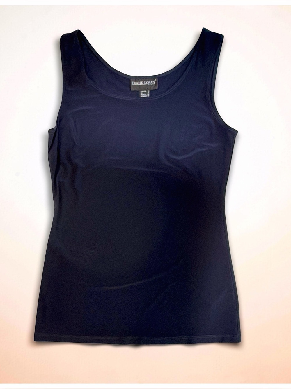 Frank Lyman Women’s Sleeveless Stretch Tank Top | Black | Size 6